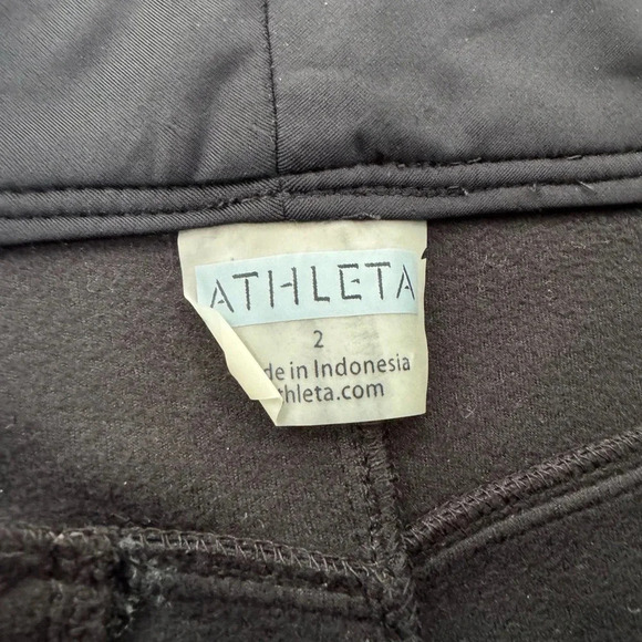 Athleta Athletic Adjustable Waist Tennis Stretch Mini Skirt Black Size 2 - Picture 7 of 9